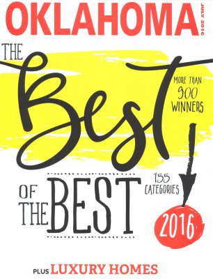 2016 Oklahoma Magazine – Best of the Best Cover Photo