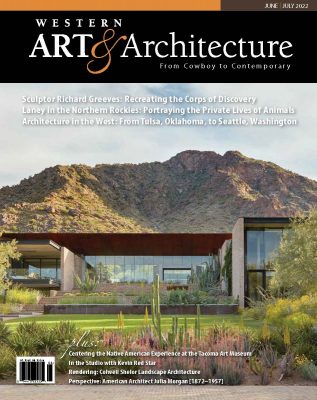 Victor Featured in Western Art & Architecture Magazine Cover Photo